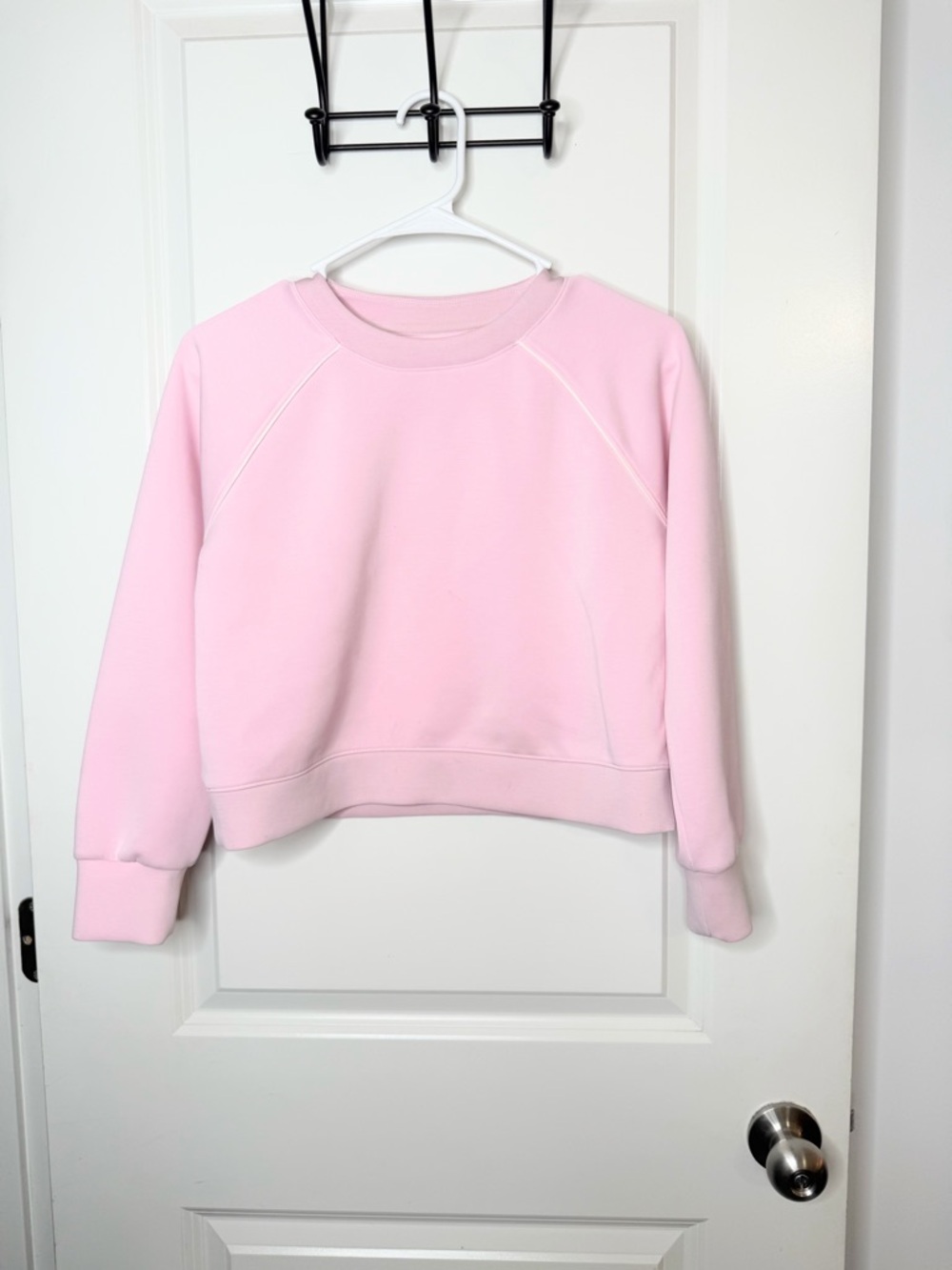 All In Motion Girls Large 10 12 Pink Pullover Sweatshirt Athletic Cozy